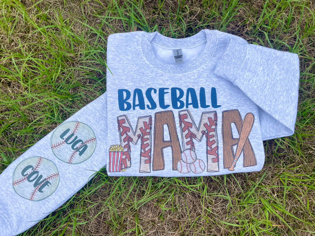 Baseball Mama with Custom Names