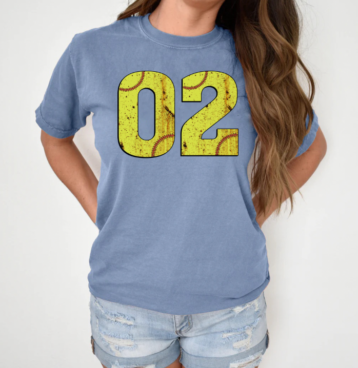 Softball Number Shirt