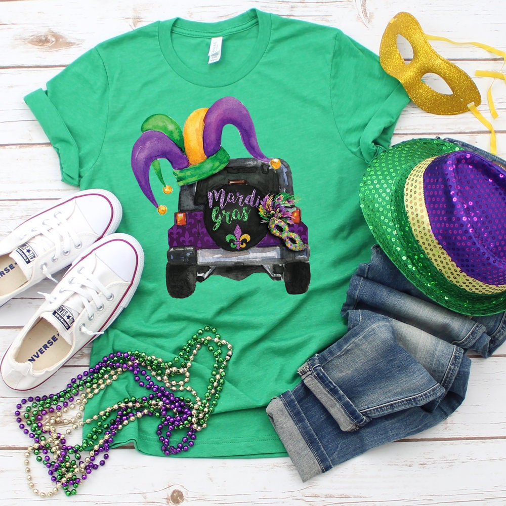 Mardi Gras Jeep Shirt
