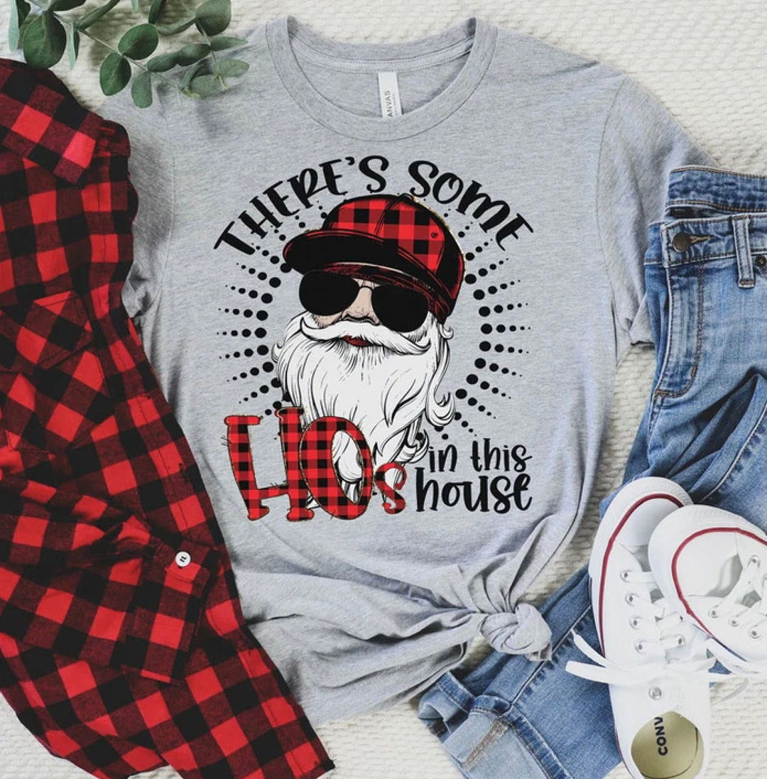 Ho's In This House Christmas Shirt // WAP // Santa // Bella Canvas Shirt