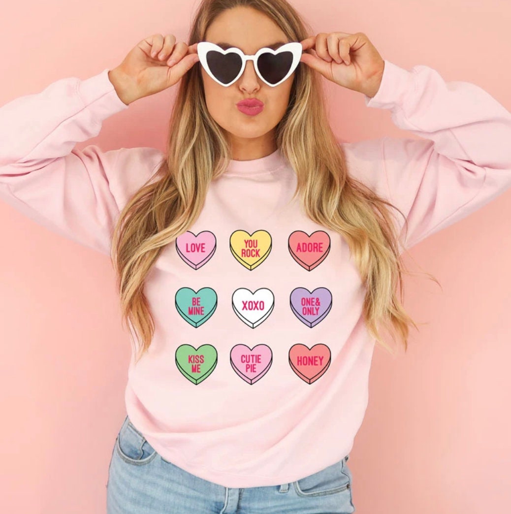 Be My Valentine Candy Hearts Shirt