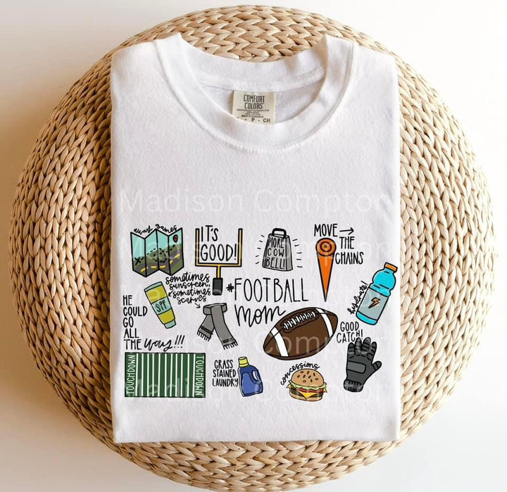 Football Mama Collage Tee