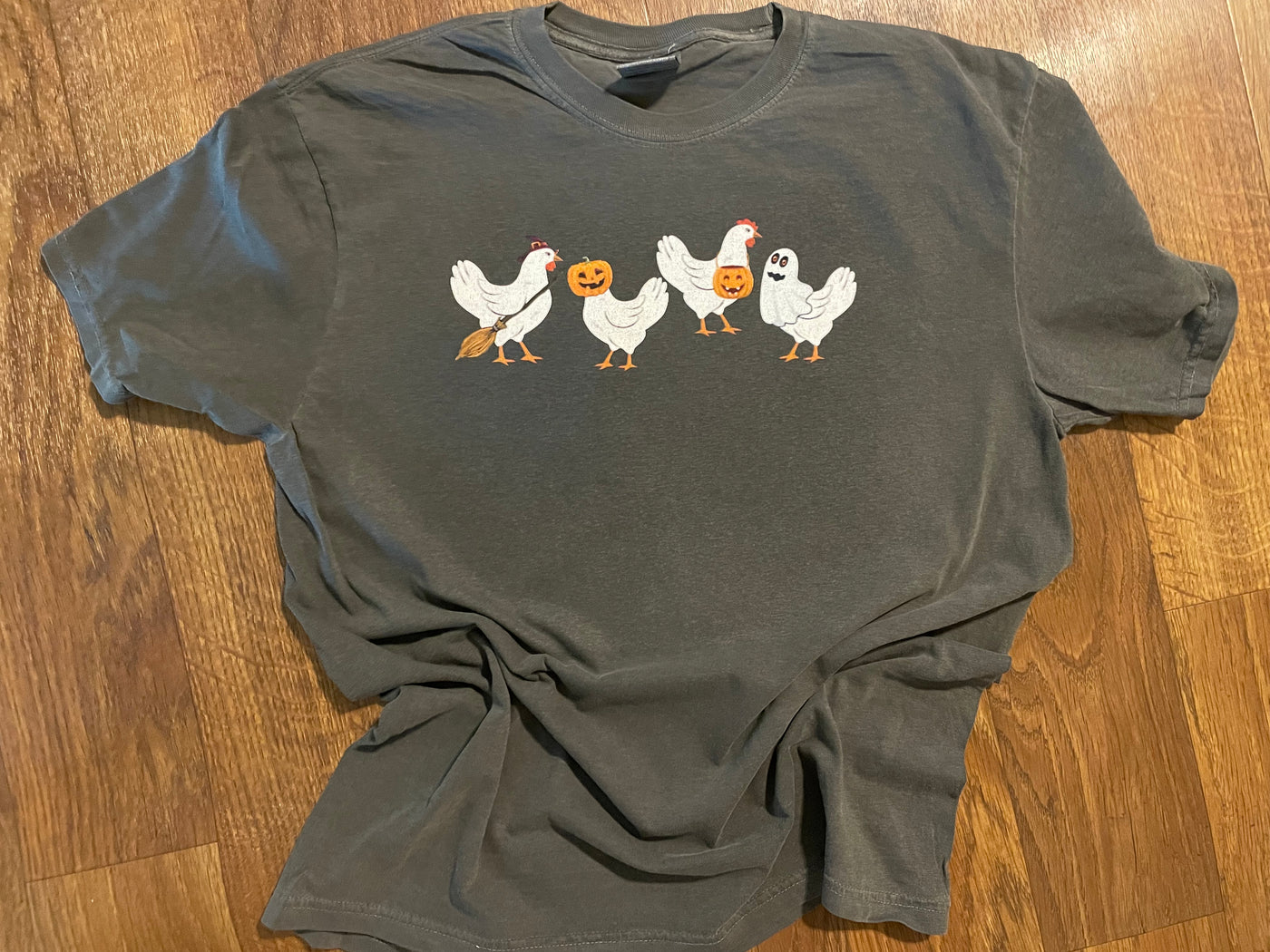 Halloween Ghost Chickens Tee