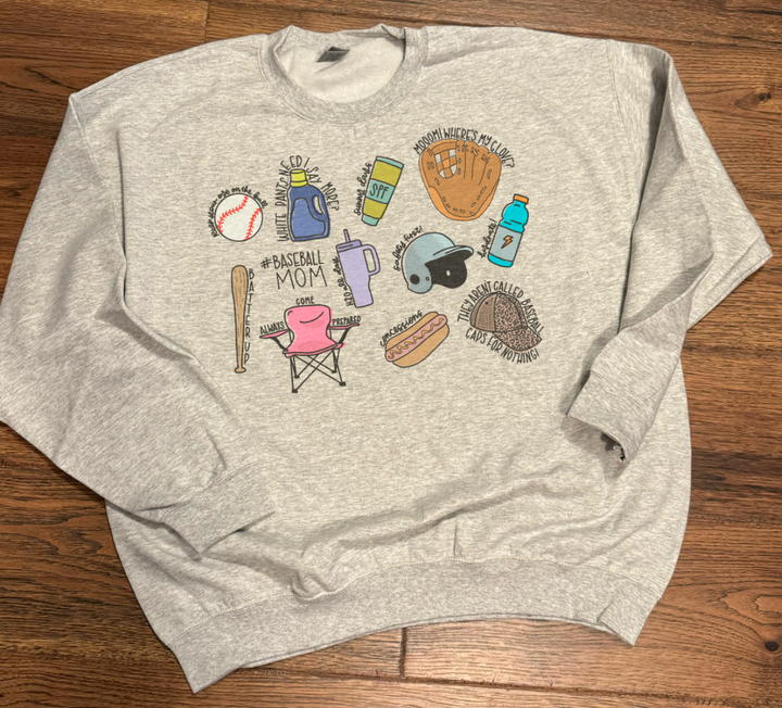 Baseball Mama Collage Tee