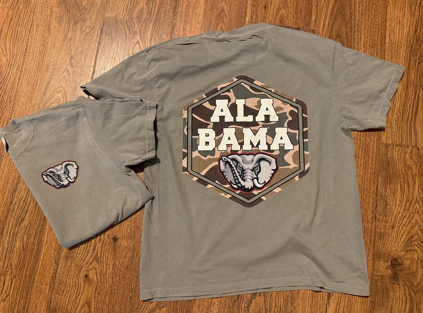 Alabama Camo Mascot Tee