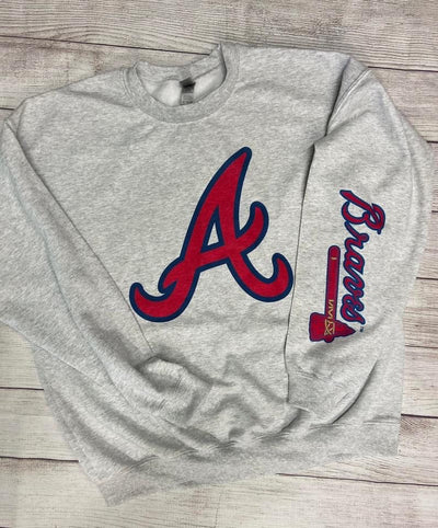 Braves "A" Shirt with Sleeve Logo