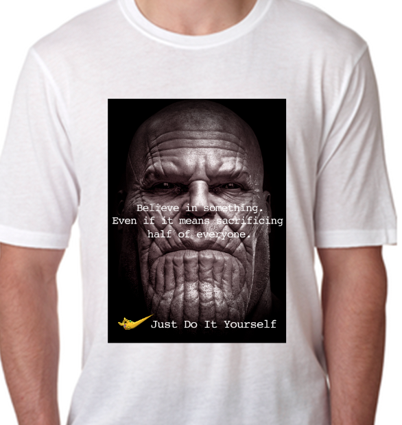 Marvel Shirt // Thanos Just Do It Shirt // Movie Inspired Shirts // Thanos Shirt