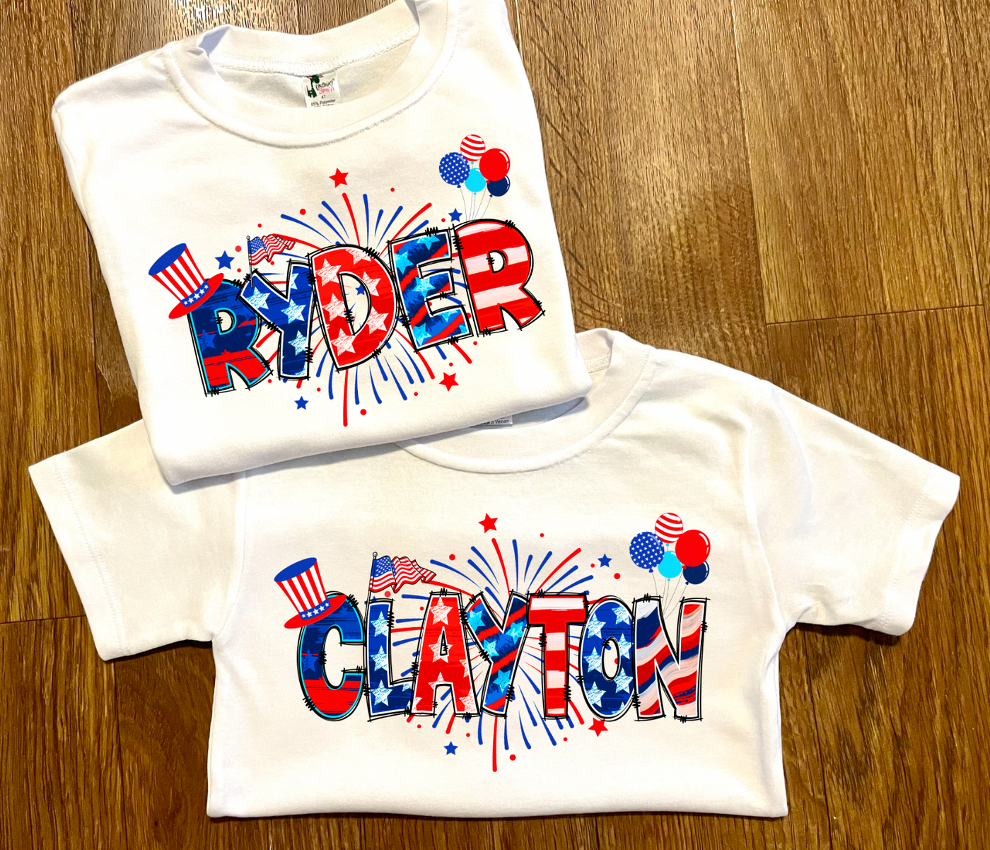Personalized Name Patriotic Shirts
