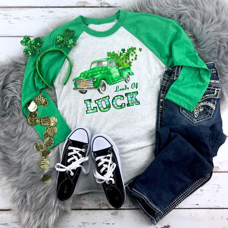 St. Patrick's Day Shirt // Loads of Luck Shirt // Irish Shirt