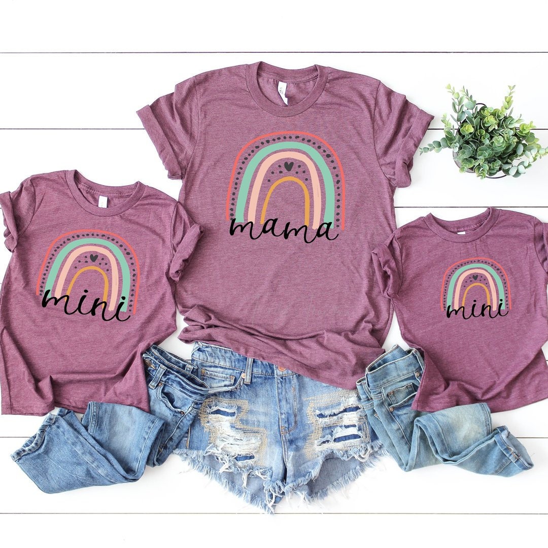Rainbow Mama Shirt // Rainbow Baby Pregnancy Announcement Shirt // Bella Canvas Shirt