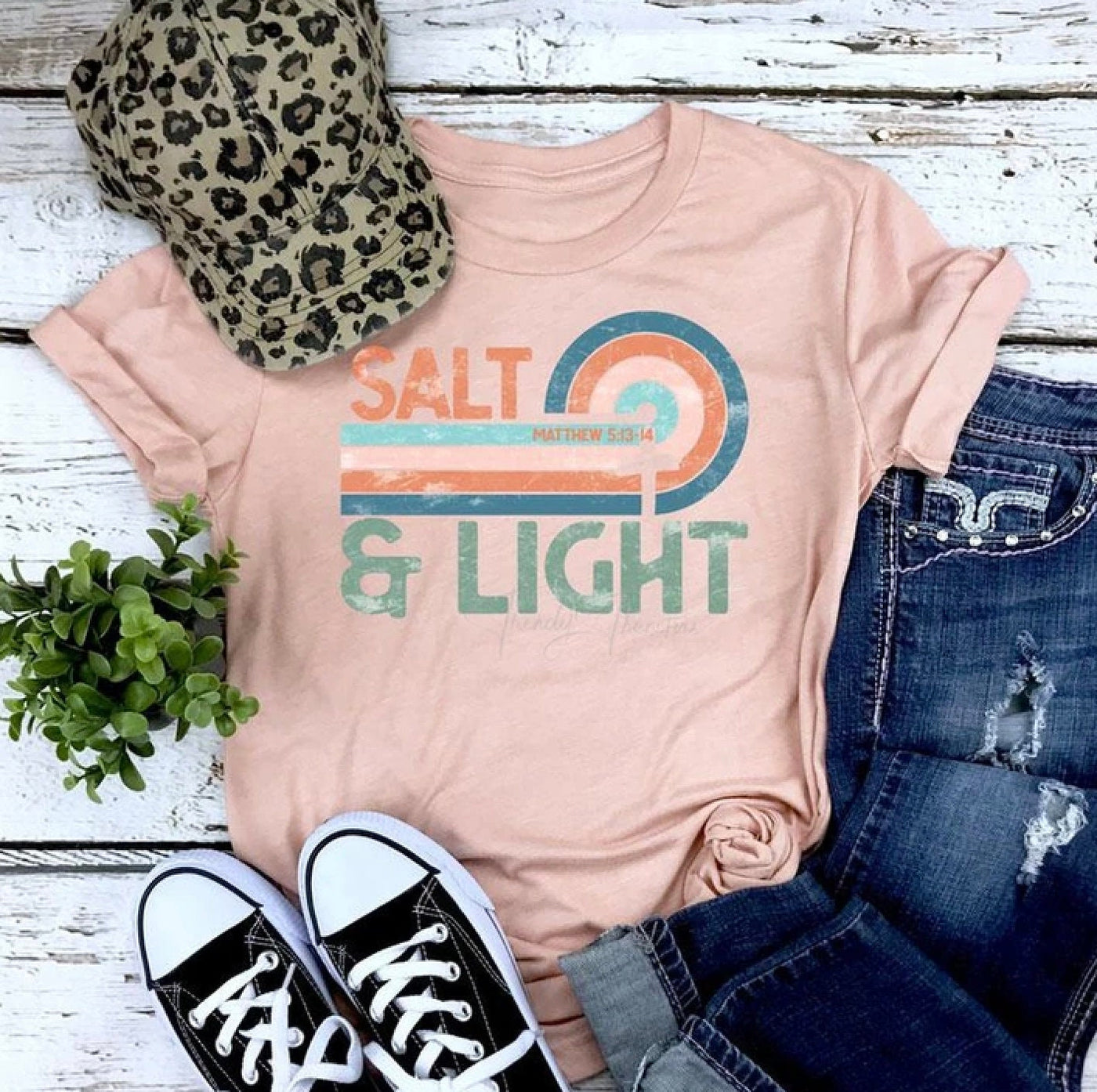 Salt & Light Biblical Shirt // Matthew 5:13 Shirt // Bella Canvas Shirt