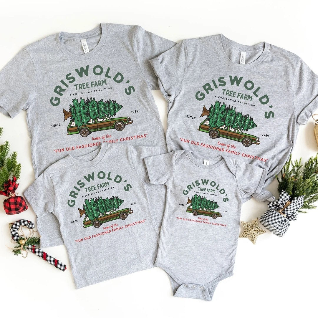 Griswold Family Christmas Shirt // Fun Old Fashioned Family Christmas // Tree Farm // Bella Canvas Shirt