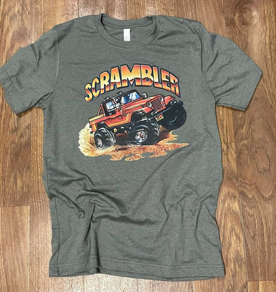 Vintage Car Shirt // Scrambler // Bella Cavas //